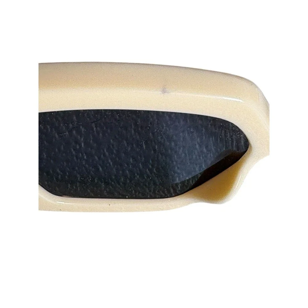 NEW Chunky Thick Square Frame Ivory Shades of Taylor Sunglasses